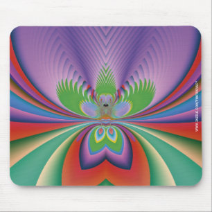 Tapis De Souris Fleur Violette
