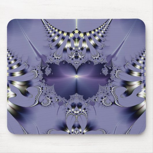 Tapis De Souris Fleur Violette (Devant)