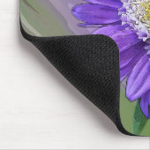 Tapis De Souris fleur violette bleue (Coin)