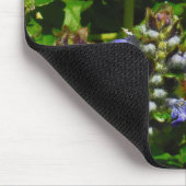 Tapis De Souris Fleur violette et abeille boursouflante (Coin)