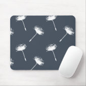 Tapis De Souris Fleuron bleu et blanc de la Marine (Avec souris)
