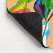 Tapis De Souris Fleuron floral moderne (Coin)