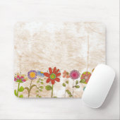Tapis De Souris Fleurs (Avec souris)