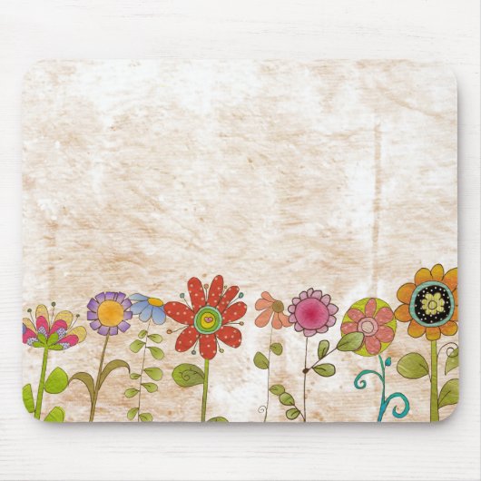 Tapis De Souris Fleurs (Devant)