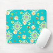 Tapis De Souris Fleurs (Avec souris)