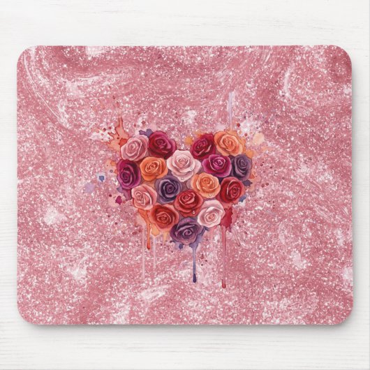 Tapis De Souris Fleurs (Devant)