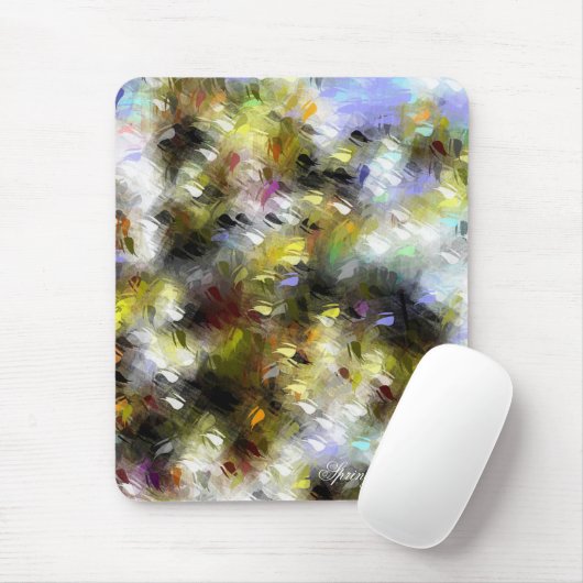 TAPIS DE SOURIS FLEURS (Avec souris)