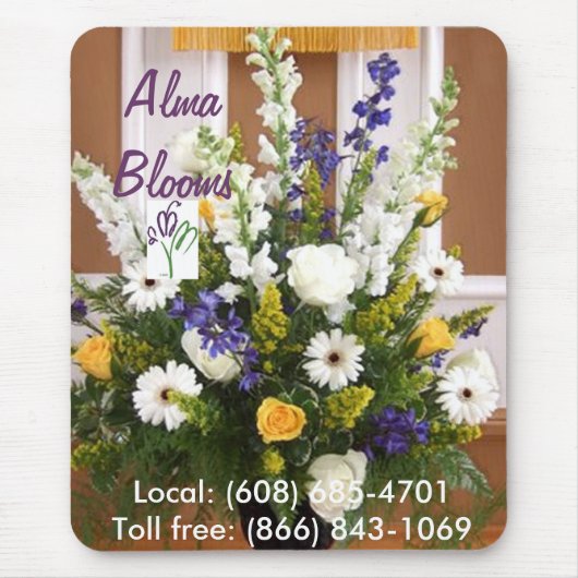 Tapis De Souris Fleurs (Devant)