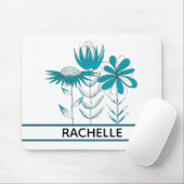 Tapis De Souris Fleurs (Avec souris)