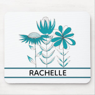 Tapis De Souris Fleurs