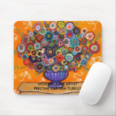 TAPIS DE SOURIS FLEURS 6 (Avec souris)