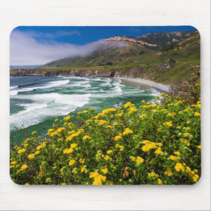 Tapis De Souris Fleurs au-dessus de Sand Dollar Beach