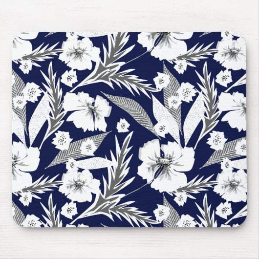 Tapis De Souris Fleurs blanches (Devant)
