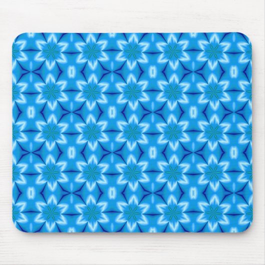 Tapis De Souris Fleurs blanches gelées (Devant)