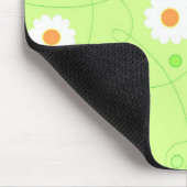 Tapis De Souris Fleurs blanches - Mousepad (Coin)