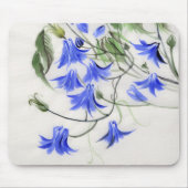 Tapis De Souris Fleurs bleues (Devant)