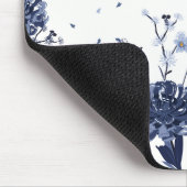 Tapis De Souris Fleurs bleues (Coin)