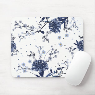 Tapis De Souris Fleurs bleues