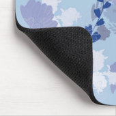 Tapis De Souris Fleurs bleues (Coin)