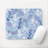 Tapis De Souris Fleurs bleues (Avec souris)