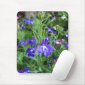 Tapis De Souris fleurs bleues (Avec souris)