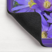 Tapis de souris Fleurs Bleues Cadeaux d'ordinateur (Coin)