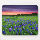 Tapis De Souris Fleurs | Bluebonnets à Sunset Texas (Devant)