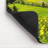 Tapis De Souris Fleurs | Canton des Grisons de Dandelion, Suisse (Coin)