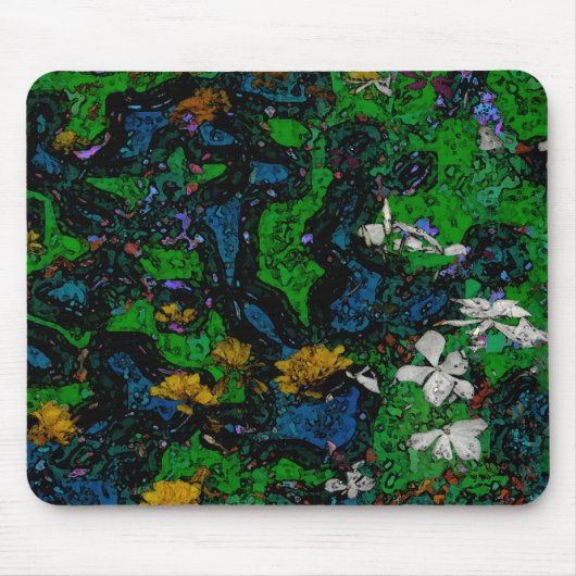 Tapis De Souris Fleurs chanceuses ~ Mousepad (Devant)