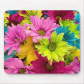 TAPIS DE SOURIS FLEURS CLAIRES ET COLORÉES (Devant)