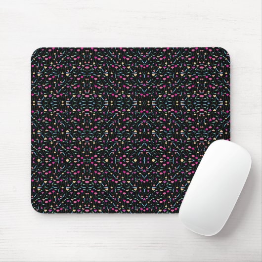 Tapis De Souris Fleurs colorées (Avec souris)