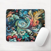 Tapis De Souris Fleurs colorées Abstraites (Avec souris)