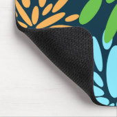 Tapis De Souris Fleurs colorées Abstraites Mousepad (Coin)