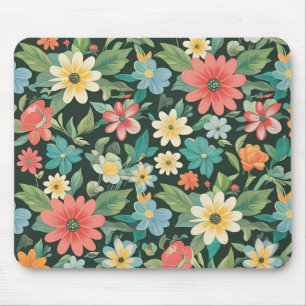 Tapis De Souris Fleurs Colorées/Printemps