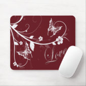 Tapis De Souris Fleurs d'amour (Avec souris)