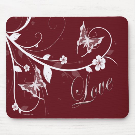 Tapis De Souris Fleurs d'amour (Devant)