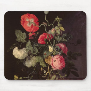 Tapis De Souris Fleurs dans un vase en verre, 1667