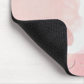 Tapis De Souris Fleurs d'aquarelle et papillon (Coin)