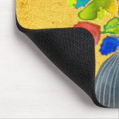 Tapis De Souris Fleurs d'aquarelle florale dans le vase (Coin)