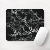 Tapis De Souris Fleurs d'argent (Avec souris)