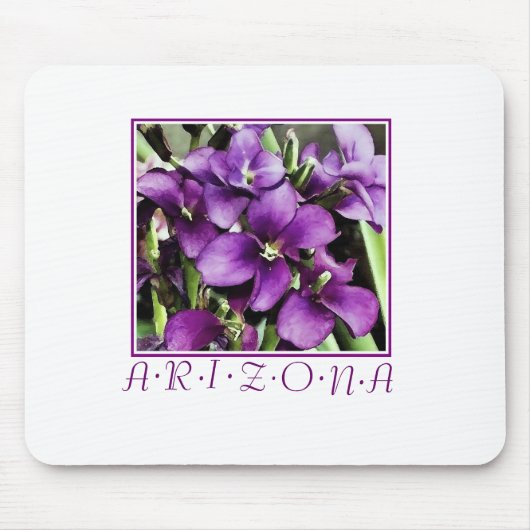 Tapis De Souris fleurs d'arizona violette mousepad (Devant)