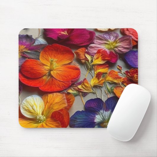 Tapis De Souris Fleurs d'art (Avec souris)