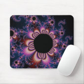 Tapis De Souris Fleurs de cactus - Mousepad fractal (Avec souris)