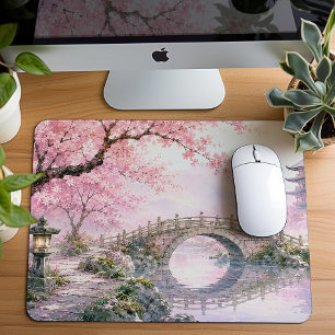 Tapis De Souris Fleurs de cerisier japonaises paisibles