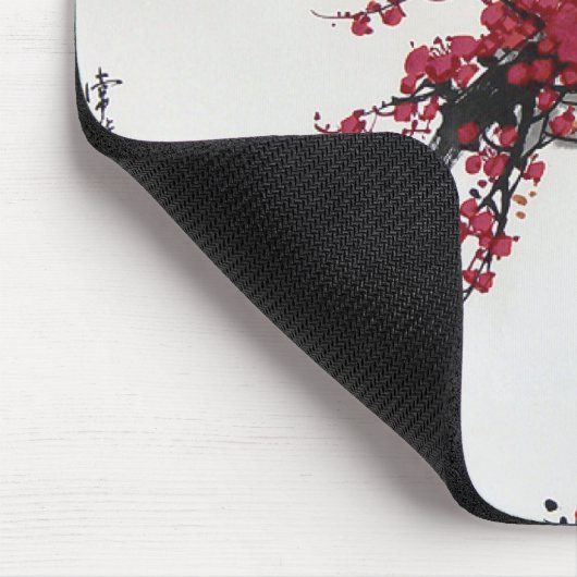 Tapis De Souris Fleurs de cerisier - peinture chinoise Mousepad (Coin)