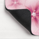 Tapis De Souris Fleurs de cerisier roses sur points (Coin)