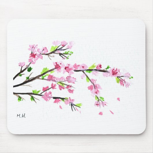 Tapis De Souris Fleurs de cerisiers (Devant)