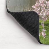 Tapis De Souris Fleurs De Cerisiers Par La Souris D'Eau (Coin)