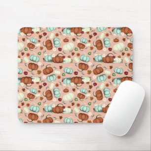 Tapis De Souris Fleurs de citrouille d'automne