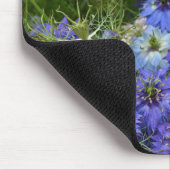 Tapis De Souris Fleurs de corail bleu (Coin)